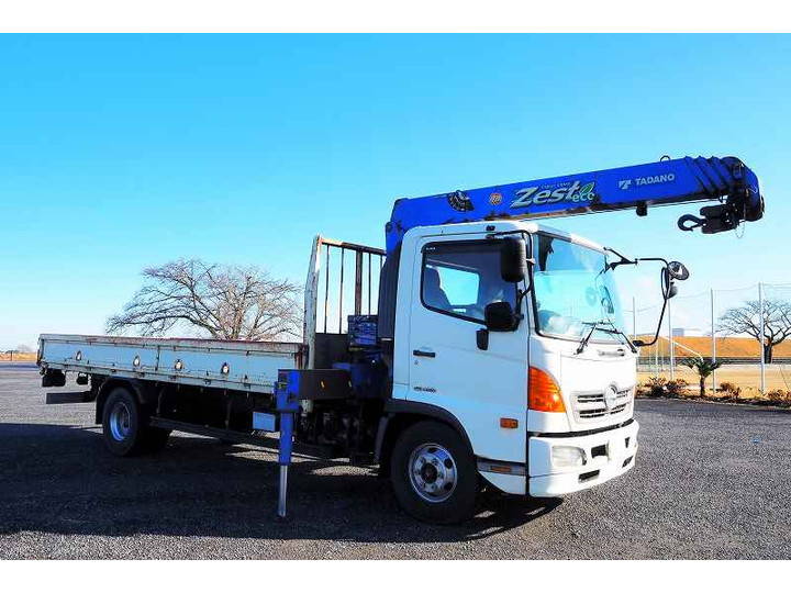 HINO Ranger Truck (With 4 Steps Of Cranes) SKG-FC9JKAA 2011 32,585km