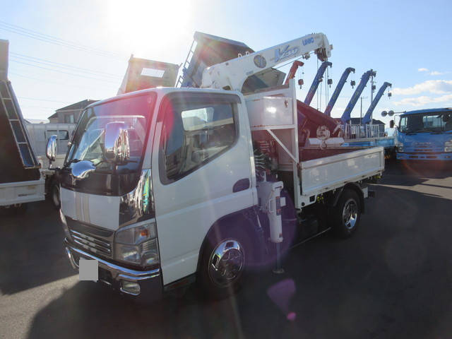 MITSUBISHI FUSO Canter Truck (With 4 Steps Of Cranes) PDG-FE73D 2007 99,529km