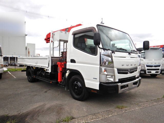 MITSUBISHI FUSO Canter Truck (With 3 Steps Of Cranes) TKG-FEB50 2014 441,000km