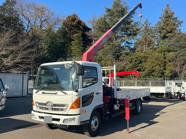 HINO Ranger Truck (With 4 Steps Of Cranes) BKG-FC7JKYA 2011 69,460km