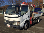 Dutro Truck (With 3 Steps Of Unic Cranes)