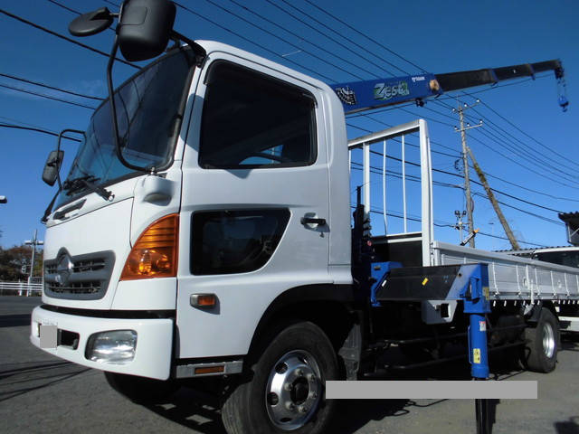 HINO Ranger Truck (With 4 Steps Of Cranes) BDG-FC6JKWA 2007 77,148km