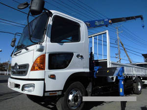 HINO Ranger Truck (With 4 Steps Of Cranes) BDG-FC6JKWA 2007 77,148km_1