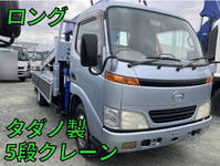 HINO Dutro Truck (With 5 Steps Of Cranes) KK-XZU340M 2000 84,500km_1