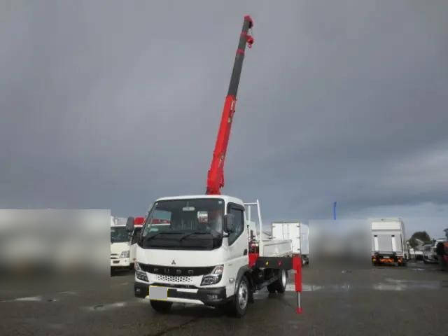 MITSUBISHI FUSO Canter Truck (With 4 Steps Of Cranes) 2PG-FEA80 2023 589km