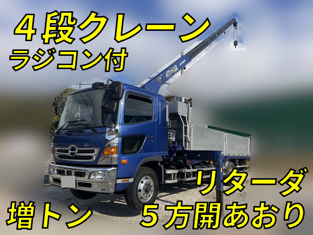 HINO Ranger Truck (With 4 Steps Of Cranes) QKG-FE7JLAG 2016 890,405km