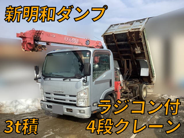 ISUZU Elf Dump (With Crane) SKG-NPR85AN 2012 176,915km