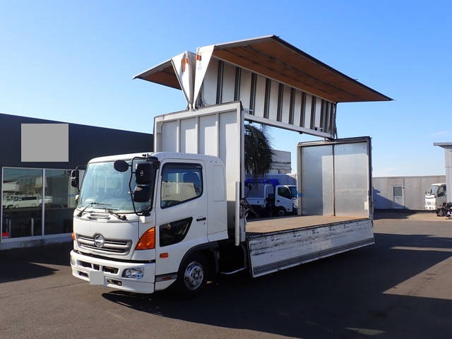 HINO Ranger Aluminum Wing TKG-FD9JLAA 2016 494,800km