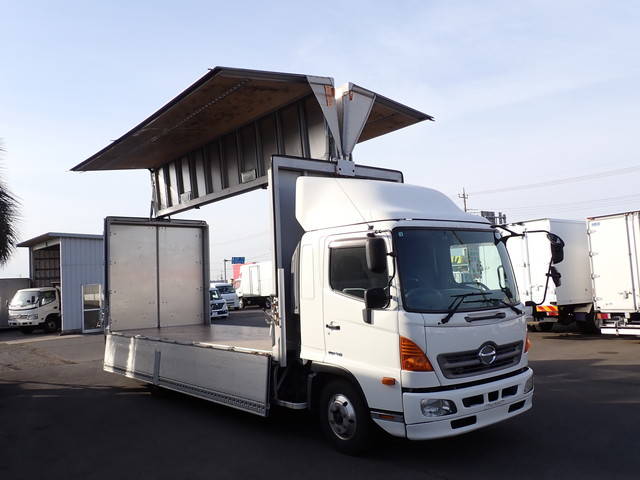 HINO Ranger Aluminum Wing TKG-FD9JLAA 2012 341,200km