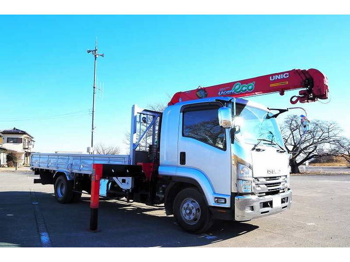 ISUZU Forward Truck (With 4 Steps Of Cranes) TKG-FRR90S2 2015 136,805km