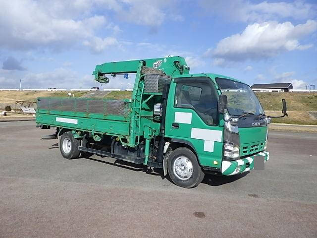 ISUZU Elf Truck (With 4 Steps Of Cranes) PA-NPR81R 2005 240,465km