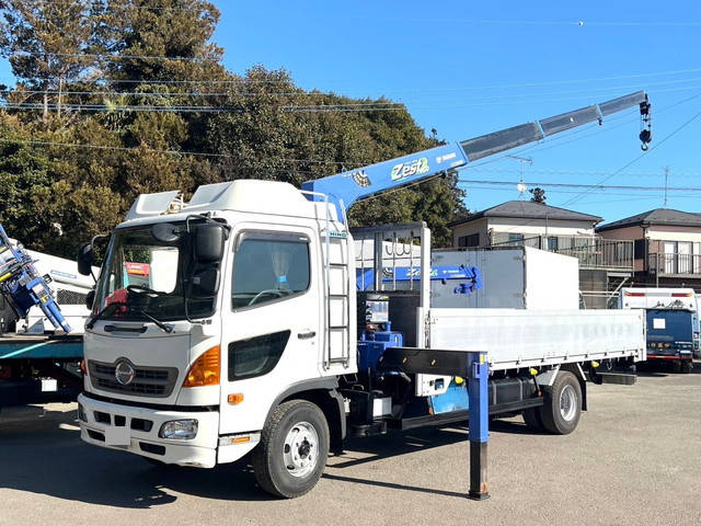 HINO Ranger Truck (With 4 Steps Of Cranes) TKG-FD7JLAA 2017 439,703km