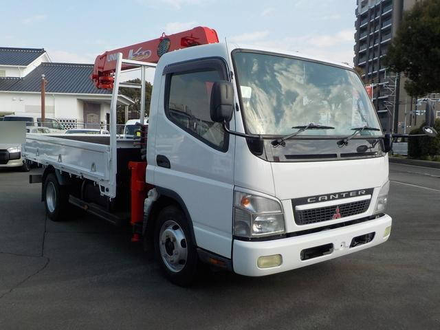 MITSUBISHI FUSO Canter Truck (With 5 Steps Of Cranes) PA-FE83DEN 2006 116,000km