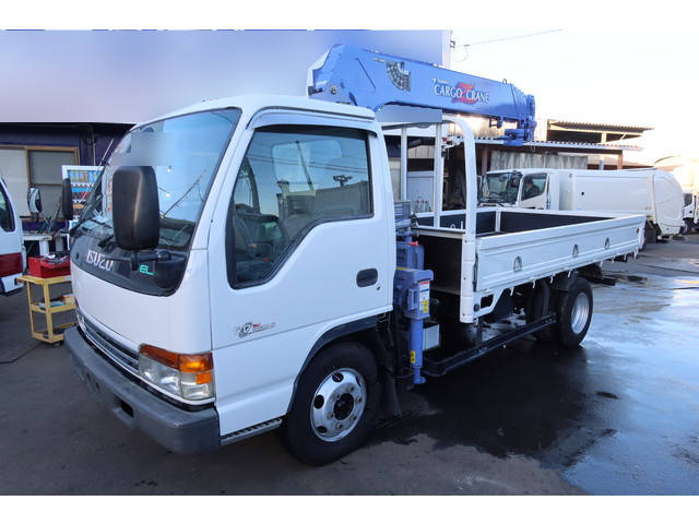 ISUZU Elf Truck (With 5 Steps Of Cranes) KK-NPR72LR 2000 50,538km