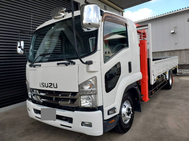 ISUZU Forward Self Loader (With 3 Steps Of Cranes) TKG-FRR90S2 2014 72,000km