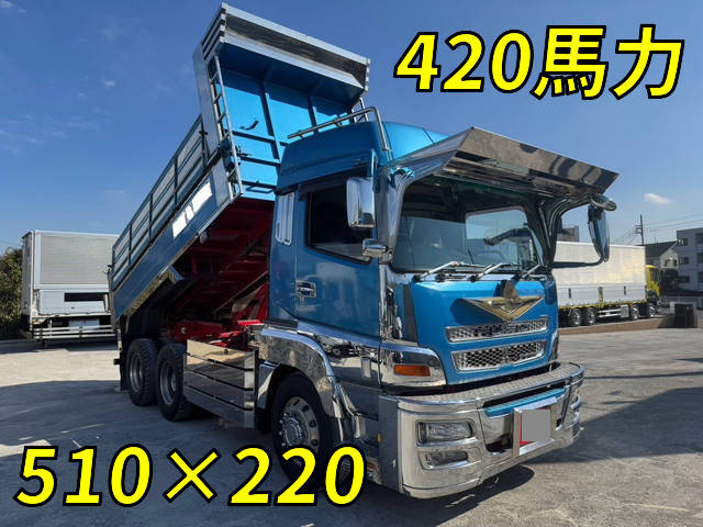 MITSUBISHI FUSO Super Great Dump QKG-FV50VX 2014 585,000km