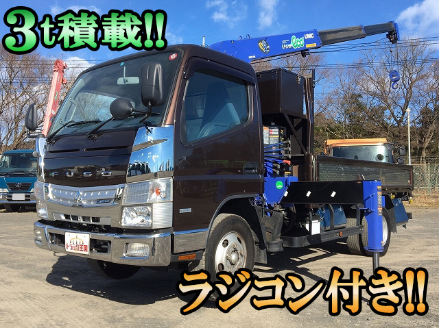 MITSUBISHI FUSO Canter Truck (With 3 Steps Of Unic Cranes) TKG-FEA50 2013 100,495km