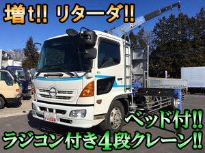 HINO Ranger Truck (With 4 Steps Of Cranes) ADG-FE8JMWA 2006 281,761km_1
