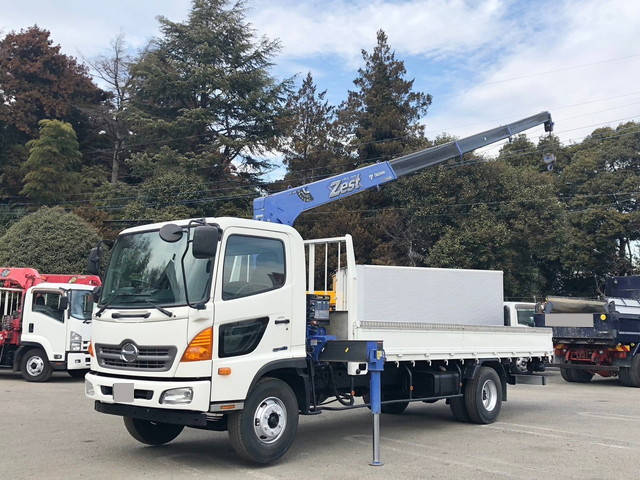 HINO Ranger Truck (With 4 Steps Of Cranes) TKG-FC9JKAP 2014 144,019km