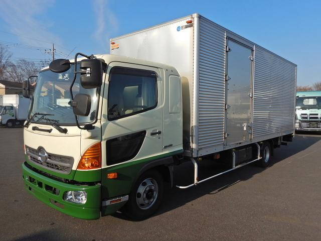 HINO Ranger Aluminum Van TKG-FD9JLAA 2017 305,000km