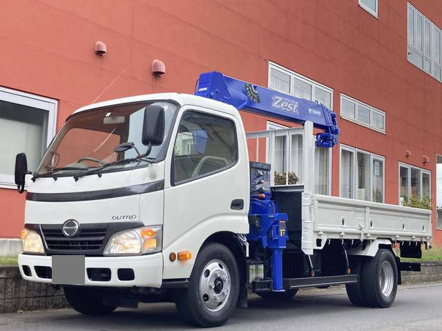 HINO Dutro Truck (With 4 Steps Of Cranes) BDG-XZU344M 2010 