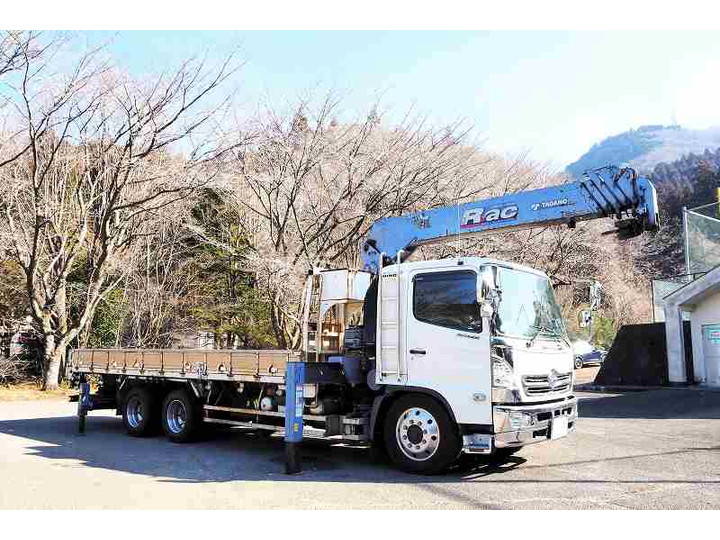 HINO Ranger Truck (With 6 Steps Of Cranes) ADG-GK8JRWA 2006 340,661km