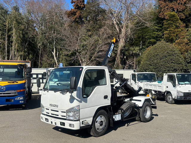 ISUZU Elf Container Carrier Truck TKG-NKR85AN 2013 9,474km