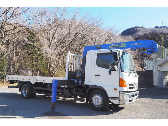 HINO Ranger Truck (With 4 Steps Of Cranes) QKG-FE7JLAA 2013 138,362km