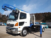HINO Ranger Truck (With 4 Steps Of Cranes) QKG-FE7JLAA 2013 138,384km_1