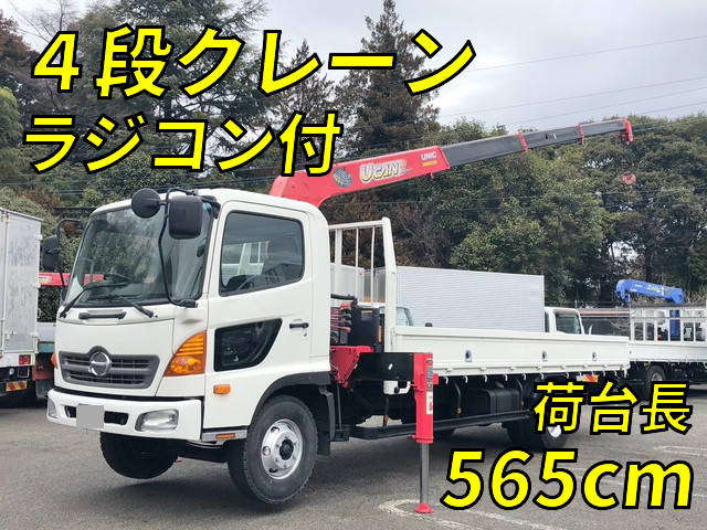 HINO Ranger Truck (With 4 Steps Of Cranes) BDG-FC6JKWA 2011 123,459km_1