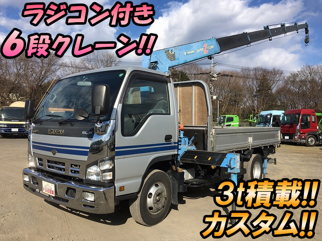 ISUZU Elf Truck (With 6 Steps Of Cranes) PA-NPR81R 2006 97,728km