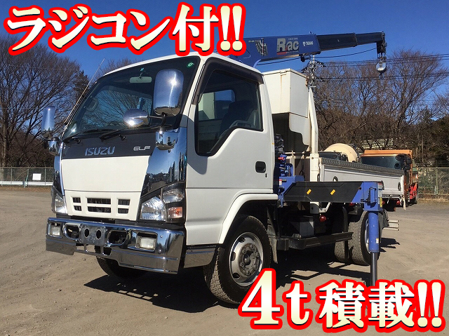 ISUZU Elf Truck (With 3 Steps Of Cranes) PB-NKR81R 2007 370,866km