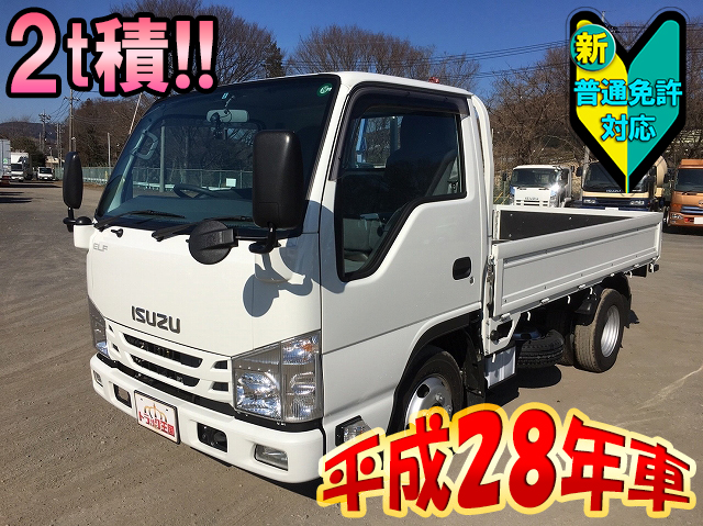 ISUZU Elf Flat Body TRG-NJR85A 2016 2,429km