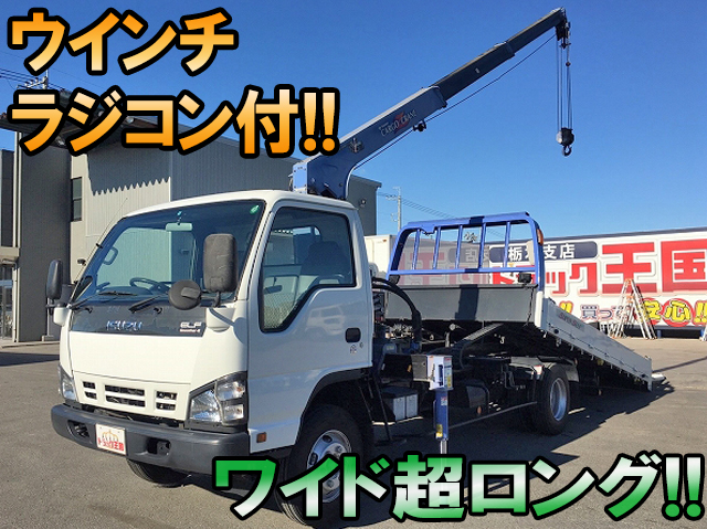 ISUZU Elf Safety Loader (With 3 Steps Of Cranes) PA-NPR81N 2006 199,133km