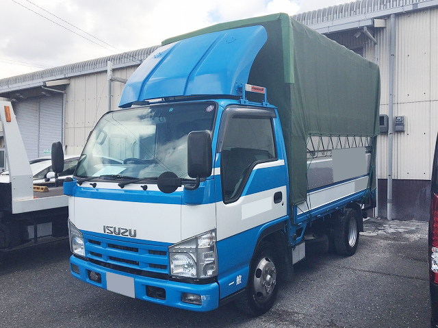 ISUZU Elf Open Top Van BKG-NJR85A 2009 280,421km