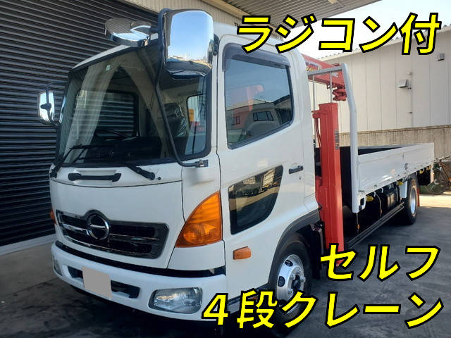 HINO Ranger Self Loader (With 4 Steps Of Cranes) TKG-FC9JKAP 2015 52,000km_1