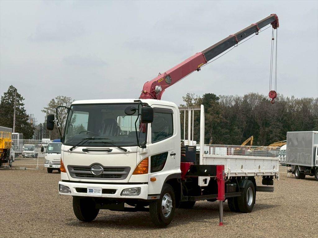 HINO Ranger Truck (With 4 Steps Of Cranes) BKG-FC7JKYA 2010 65,000km