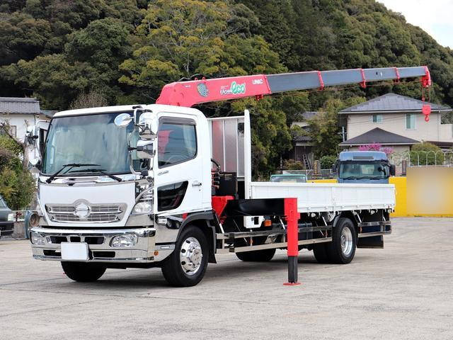 HINO Ranger Truck (With 5 Steps Of Cranes) QKG-FJ7JLAA 2015 320,000km
