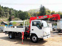 ISUZU Elf Truck (With 4 Steps Of Cranes) SKG-NKR85R 2012 124,526km_1