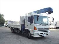 HINO Ranger Truck (With 5 Steps Of Cranes) QKG-FE7JLAA 2014 357,000km_2