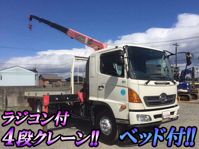 HINO Ranger Truck (With 4 Steps Of Unic Cranes) BDG-FD8JLWA 2010 200,856km