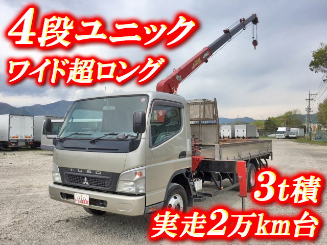 MITSUBISHI FUSO Canter Truck (With 4 Steps Of Unic Cranes) PDG-FE83DN 2009 24,597km