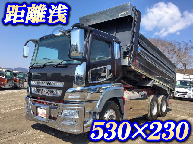 MITSUBISHI FUSO Super Great Dump QKG-FV50VX 2014 200,284km