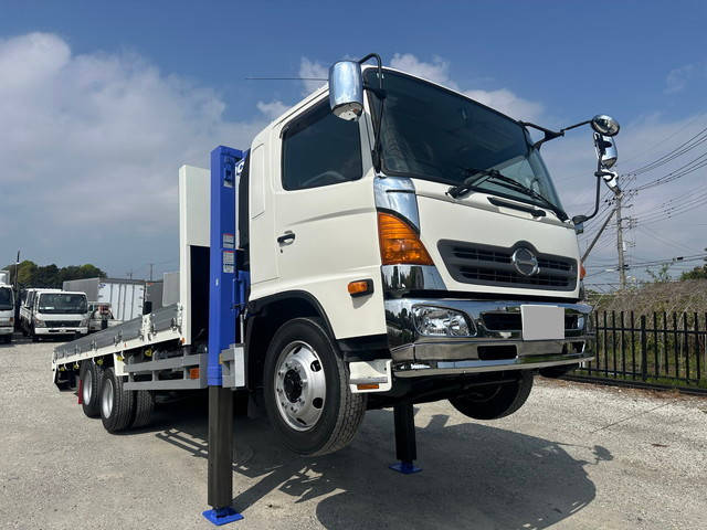 HINO Ranger Truck (With 4 Steps Of Cranes) BDG-GK8JRWA 2009 258,966km