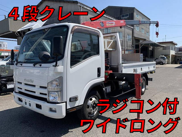 ISUZU Elf Truck (With 4 Steps Of Cranes) TKG-NPR85AN 2015 267,136km