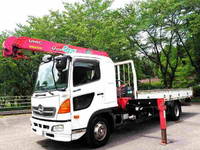 HINO Ranger Truck (With 4 Steps Of Cranes) TKG-FD7JLAA 2012 128,368km_3