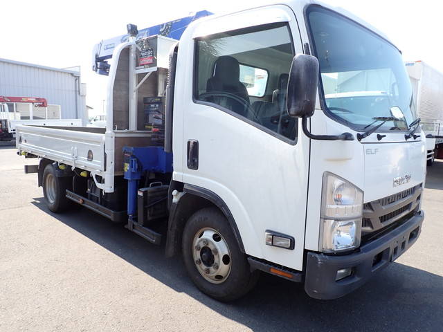 ISUZU Elf Truck (With 3 Steps Of Cranes) TPG-NPS85AR 2017 298,700km