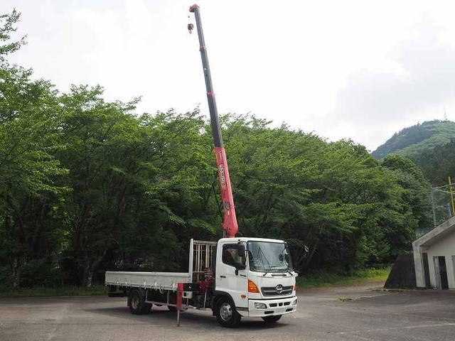 HINO Ranger Truck (With 4 Steps Of Cranes) TKG-FC9JKAA 2014 100,205km