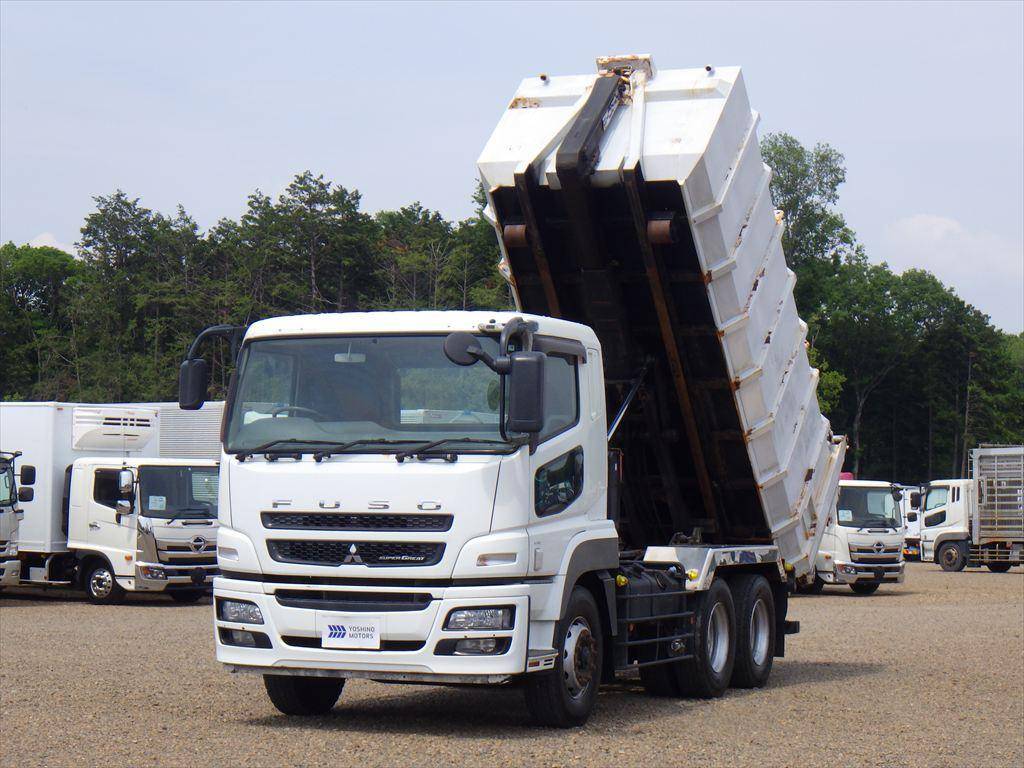 MITSUBISHI FUSO Super Great Container Carrier Truck QKG-FV50VX 2012 636,000km