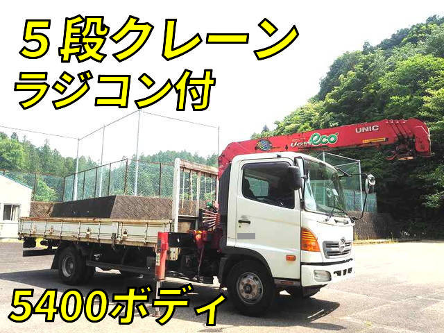HINO Ranger Truck (With 5 Steps Of Cranes) BKG-FC7JKYA 2011 19,140km